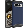 thumbnail image 1 of TUDIA Merge Case for Google Pixel 7 Pro (2022), Dual Layer Shockproof Slim Protective Cover, Indigo Blue, 1 of 7