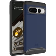 TUDIA Merge Case for Google Pixel 7 Pro 2022, Dual Layer Shockproof Slim Protective Cover, Indigo Blue