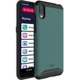thumbnail image 1 of TUDIA Merge Phone Case for Lively Jitterbug Smart 3 – Dual Layer Shockproof Protection, Non-Slip Grip, Rugged Protective Cover – Hunter Green, 1 of 7
