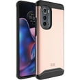 thumbnail image 1 of TUDIA Merge Motorola Edge 2022 Phone Case Dual Layer Slim Shockproof Heavy Duty - Rose Gold, 1 of 7