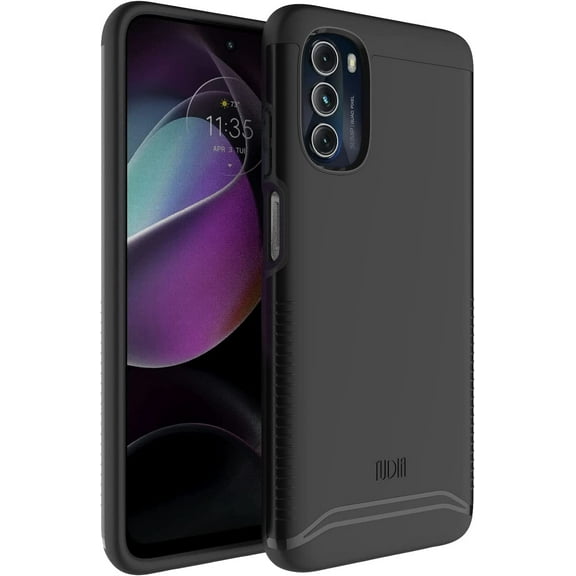 TUDIA Merge Motorola Moto G 5G 2022 Case Dual Layer Heavy Duty Cover - Matte Black