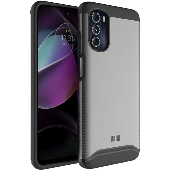 TUDIA Merge Motorola Moto G 5G 2022 Case Dual Layer Heavy Duty Cover - Metallic Slate