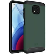 TUDIA Merge Motorola Moto G Power 2021 Case Dual Layer Heavy Duty Case - Hunter Green