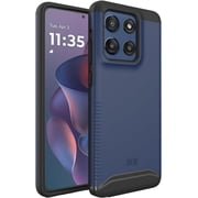 TUDIA Merge Case for Motorola Moto G Stylus 5G 2025/2026, Dual Layer Shockproof Protective Cover, Indigo Blue