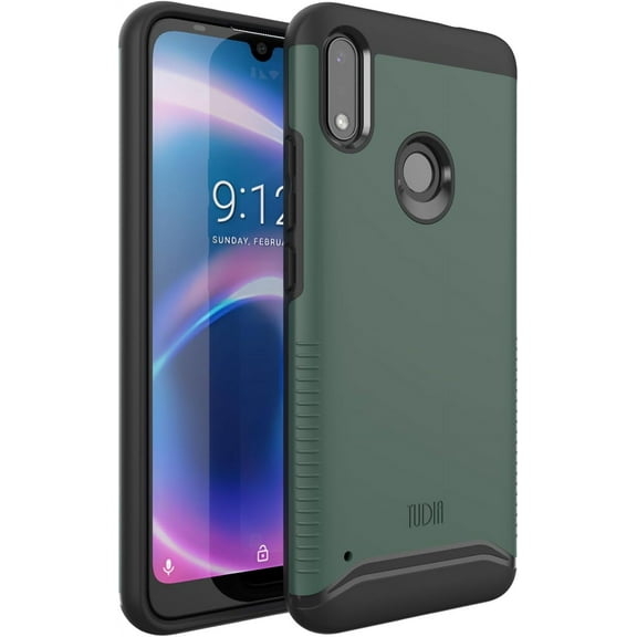 TUDIA Merge for Nuu X6 Plus Phone Case Drop Tested Heavy Duty Phone Case - Hunter Green