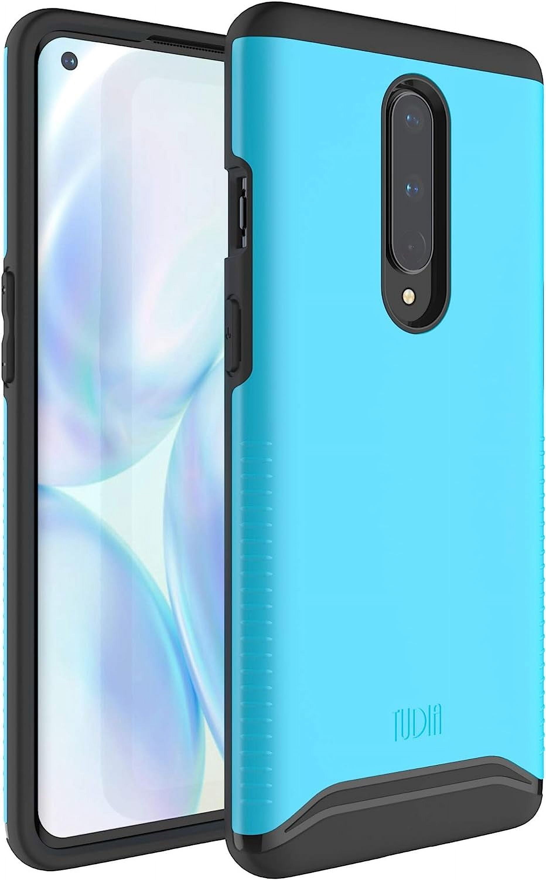 Funda Para OnePlus 6T - Doble Capa, Protección Militar, Antideslizante Y Delgada - Negro Mate