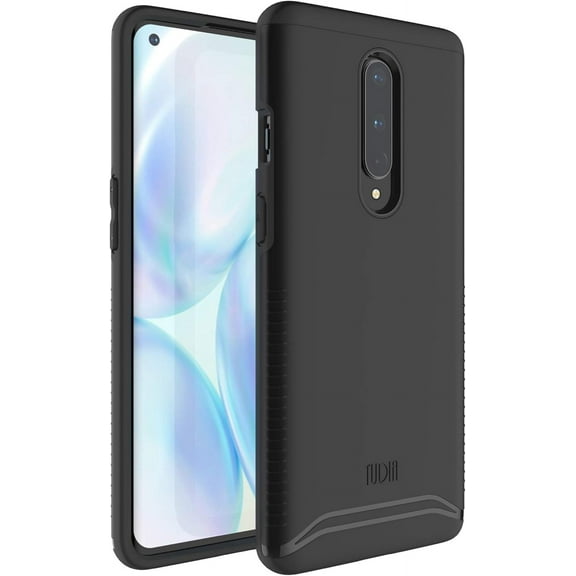 TUDIA Merge OnePlus 8 Case 5G UW (Verizon Version) Dual Layer Heavy Duty- Matte Black