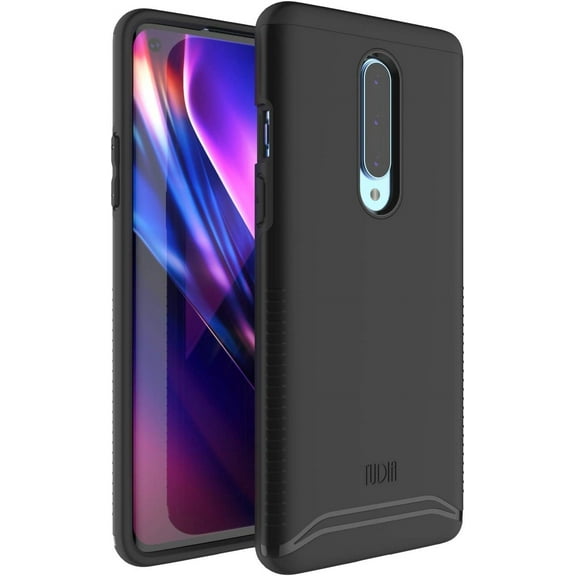 TUDIA Merge OnePlus 8 Case Not Compatible with UW Verizon Version Military Grade - Matte Black