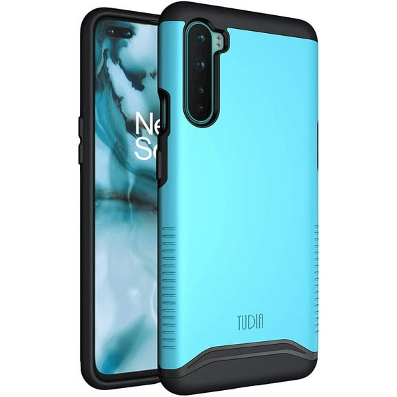 TUDIA Merge OnePlus Nord Case Military Grade Dual Layer Drop Protection - Blue
