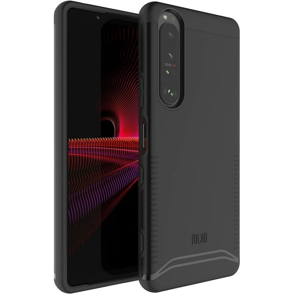 TUDIA Merge Sony Xperia 1 III Case (2021) Dual Layer Heavy Duty Cover - Matte Black