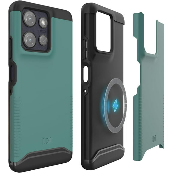 TUDIA Merge for Moto G Power 5G 2025 Case Magsafe Compatible Dual Layer - Hunter Green