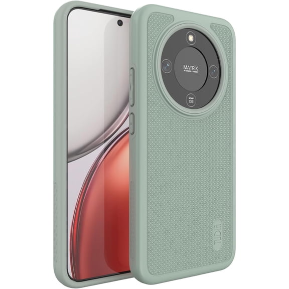 TUDIA MergeGrip Case for Honor Magic 8 Lite 5G, Dual-Layer, Green Lily