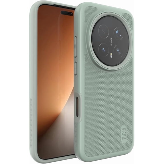 TUDIA MergeGrip Case for Honor Magic 8 Pro 5G, Dual-Layer, Green Lily