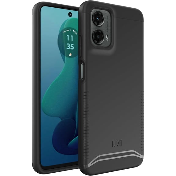 TUDIA Merge Motorola Moto G 5G 2024 Case Dual Layer Heavy Duty - Matte Black