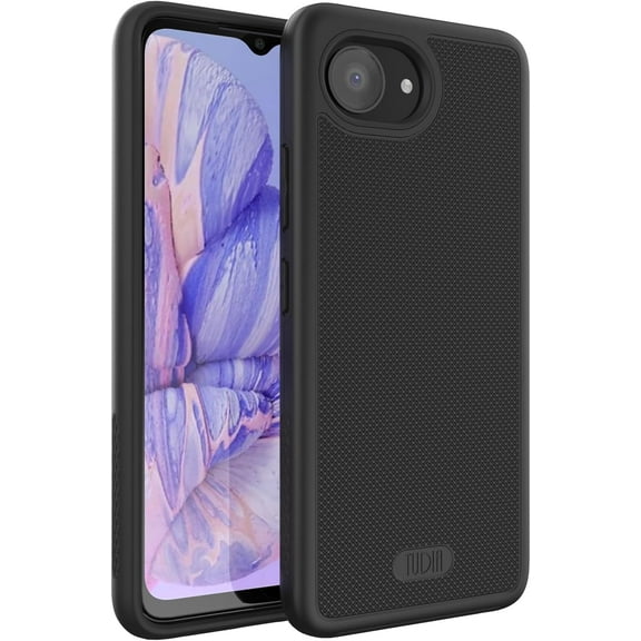 TUDIA MergeGrip NUU X7 Plus Case Dual Layer Heavy Duty Drop Tested Cover - Black