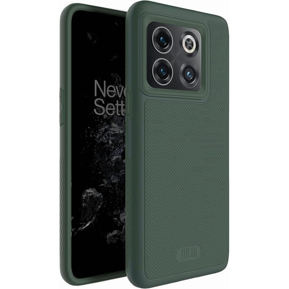 TUDIA MergeGrip Oneplus 10T 5G Case Dual Layer Heavy Duty Phone Case - Pine Green