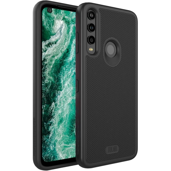 TUDIA MergeGrip Orbic Myra 5G UW Phone Case Dual Layer Heavy Duty Cover - Matte Black
