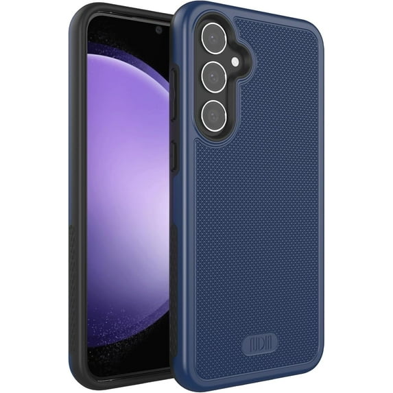 TUDIA MergeGrip Samsung Galaxy S23 FE Phone Case 2023 Dual Layer Heavy Duty - Indigo Blue