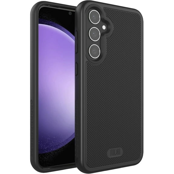 TUDIA MergeGrip Samsung Galaxy S23 FE Phone Case 2023 Dual Layer Heavy Duty - Matte Black