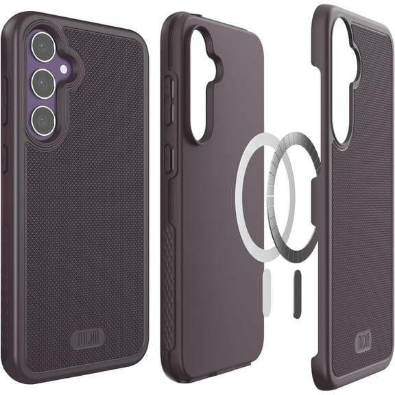 TUDIA MergeGrip Samsung Galaxy S23 FE Phone Case MagSafe Compatible - Dark Purple