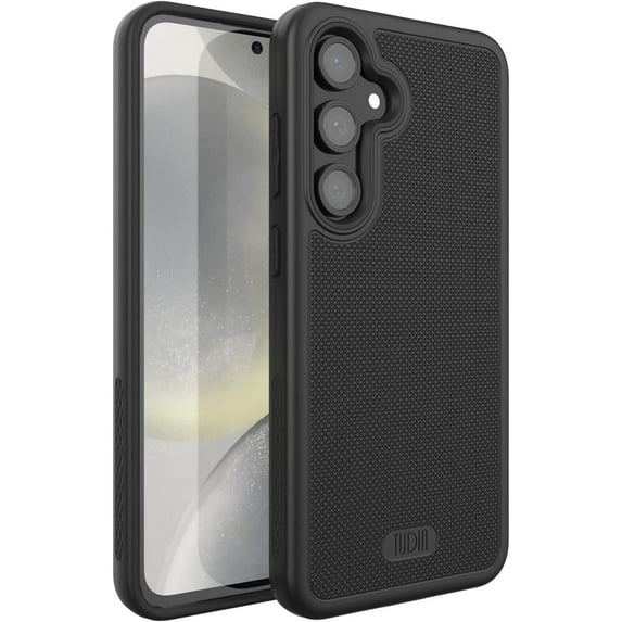 TUDIA MergeGrip Samsung Galaxy S24 FE Case (2024) Drop-Tested Heavy Duty Case - Matte Black