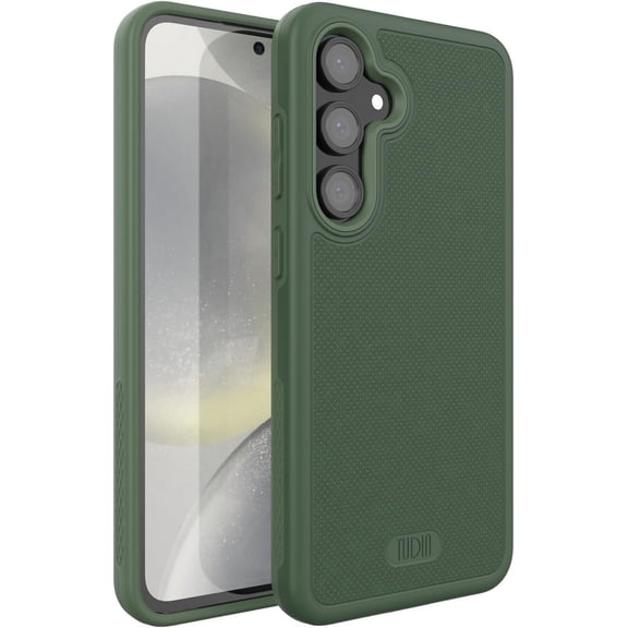 TUDIA MergeGrip Samsung Galaxy S24 FE Case (2024) Drop-Tested Heavy Duty Case - Pine Green