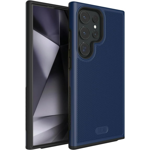 TUDIA MergeGrip Samsung Galaxy S24 Ultra Case 2024 Heavy Duty Case - Indigo Blue