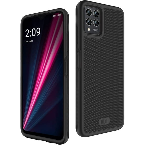TUDIA MergeGrip T-Mobile REVVL 6 Pro 5G Case 2022 /  REVVL 6X Pro 5G Case 2023 - Matte Black