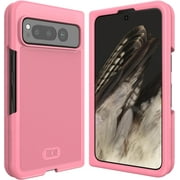 TUDIA MergeGrip V2 Google Pixel Fold Case 2023 Enhanced Fit Snap On Case - Smokey Pink