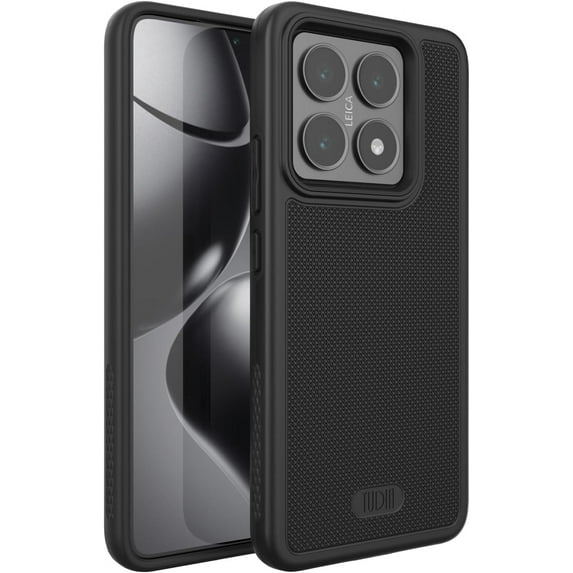 TUDIA MergeGrip Xiaomi 14T 5G Case Military Grade Drop Tested Dual Layer - Matte Black