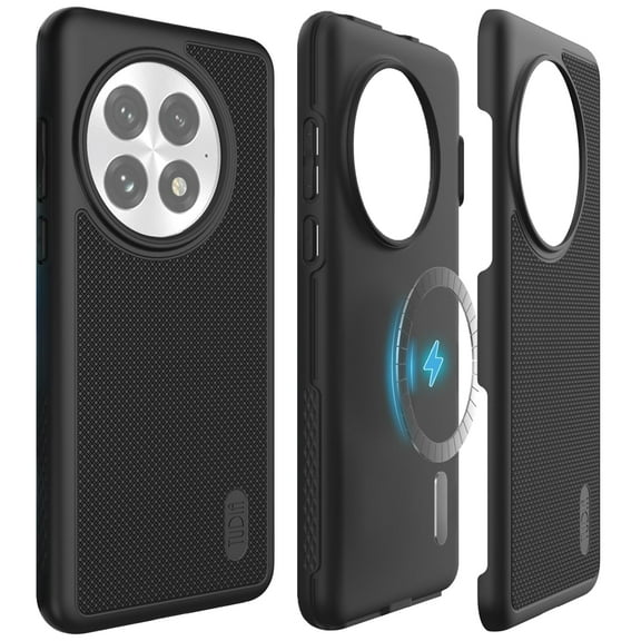 TUDIA MergeGrip for OnePlus 13 Case 5G 2025 - MagSafe Compatible Cover - Matte Black