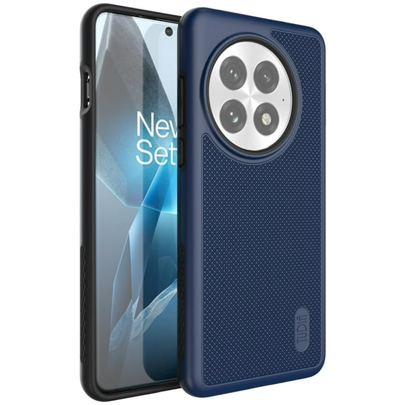 TUDIA MergeGrip for OnePlus 13 Case 5G 2025 - Military Grade Drop Tested - Indigo Blue