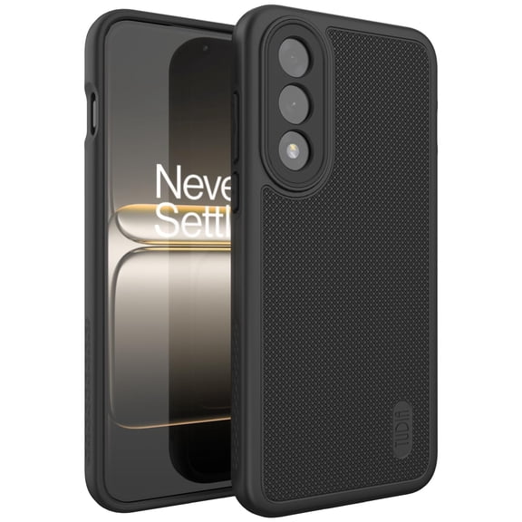 TUDIA MergeGrip Case for OnePlus Nord 5 5G, Shockproof Dual Layer Heavy Duty Protective Phone Cover, Black