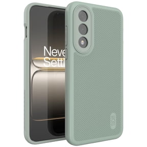 TUDIA MergeGrip Case for OnePlus Nord 5 5G, Shockproof Dual Layer Heavy Duty Protective Phone Cover, Green Lily