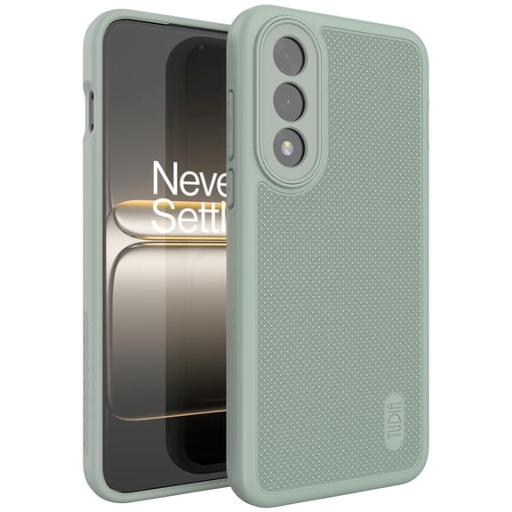 TUDIA MergeGrip Case for OnePlus Nord 5 5G, Shockproof Dual Layer Heavy Duty Protective Phone Cover, Green Lily