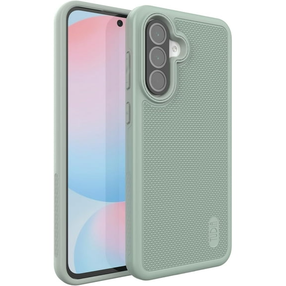 TUDIA MergeGrip for Samsung Galaxy A56 5G Case 2025 Heavy Duty Cover - Green Lily