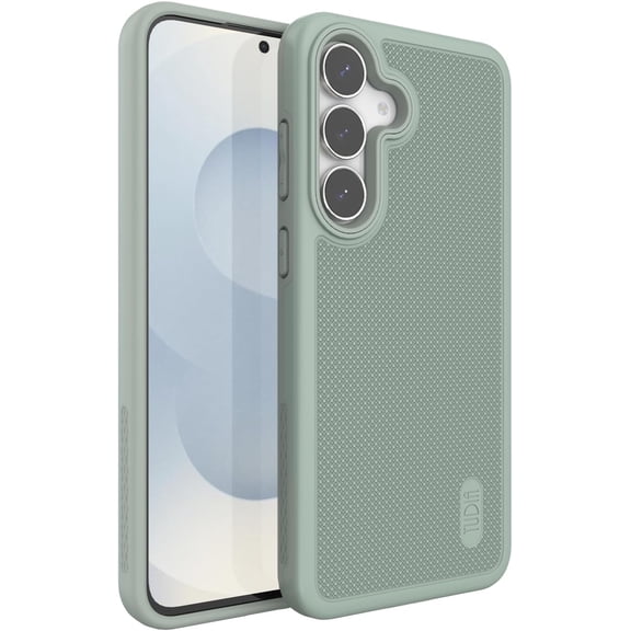 TUDIA MergeGrip for Samsung Galaxy S25 FE Case 2025 Military-Grade - Green Lily