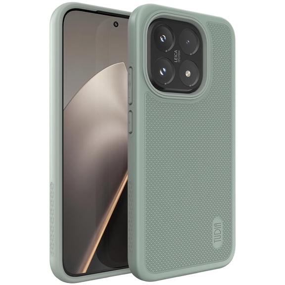 TUDIA MergeGrip for Xiaomi 15T 5G Case 2025 Military Grade Cover - Green Lily