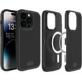 thumbnail image 1 of TUDIA MergeGrip iPhone 14 Pro Case Magsafe Compatible Dual layer Raised Edge Non-Slip Phone Case - Matte Black, 1 of 7