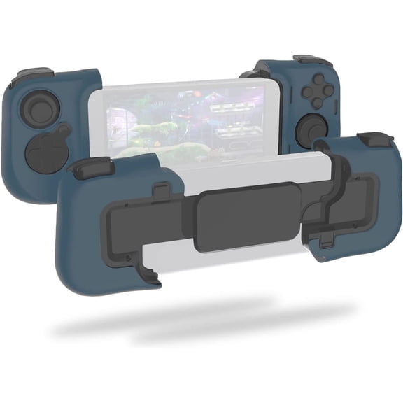 TUDIA Hard Case Compatible with Razer Kishi V1 Gaming Controller, Snap-On Anti-Scratch Grip Protective Cover, Blue (Case Only)