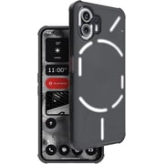 TUDIA SKN for Nothing Phone 2 Case Reinforced Corners Anti-Yellowing - Frosted Black