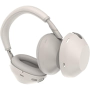 TUDIA Snap-On PC Case for Sony WH-1000XM6, Slim Hard Shell Ear Cup Covers, Shockproof Anti-Scratch Protective Case, Beige