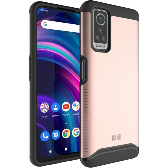TUDIA Merge BLU G91 Max Case Dual Layer Heavy Duty Protection - Rose Gold