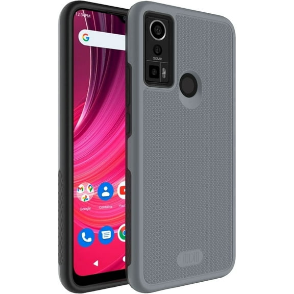 TUDIA MergeGrip BLU S91 Pro Case Dual Layer Heavy Duty Protective Case - Gray