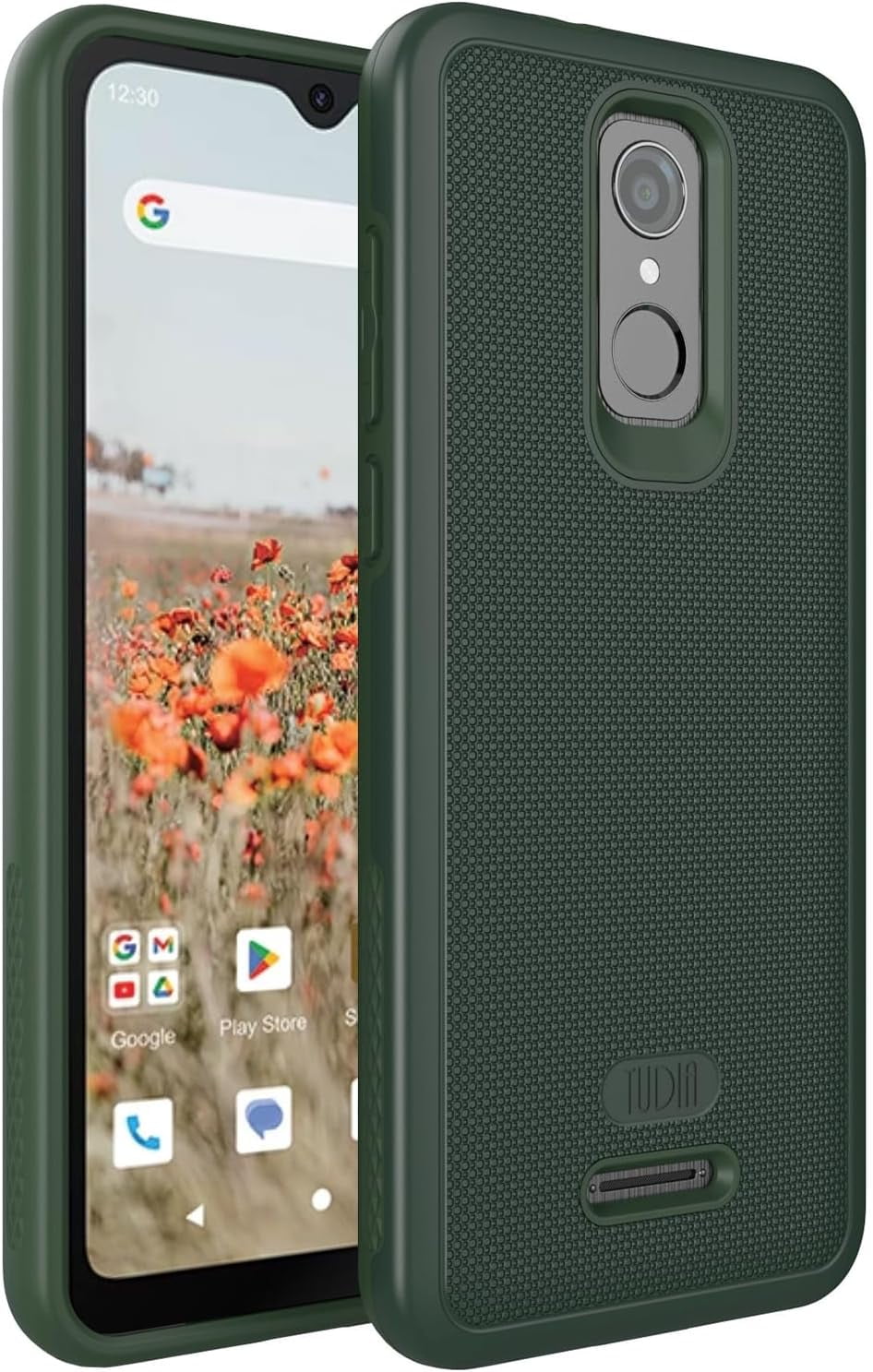 TUDIA for Consumer Cellular Iris Connect SH4650, [MergeGrip] Dual Layer