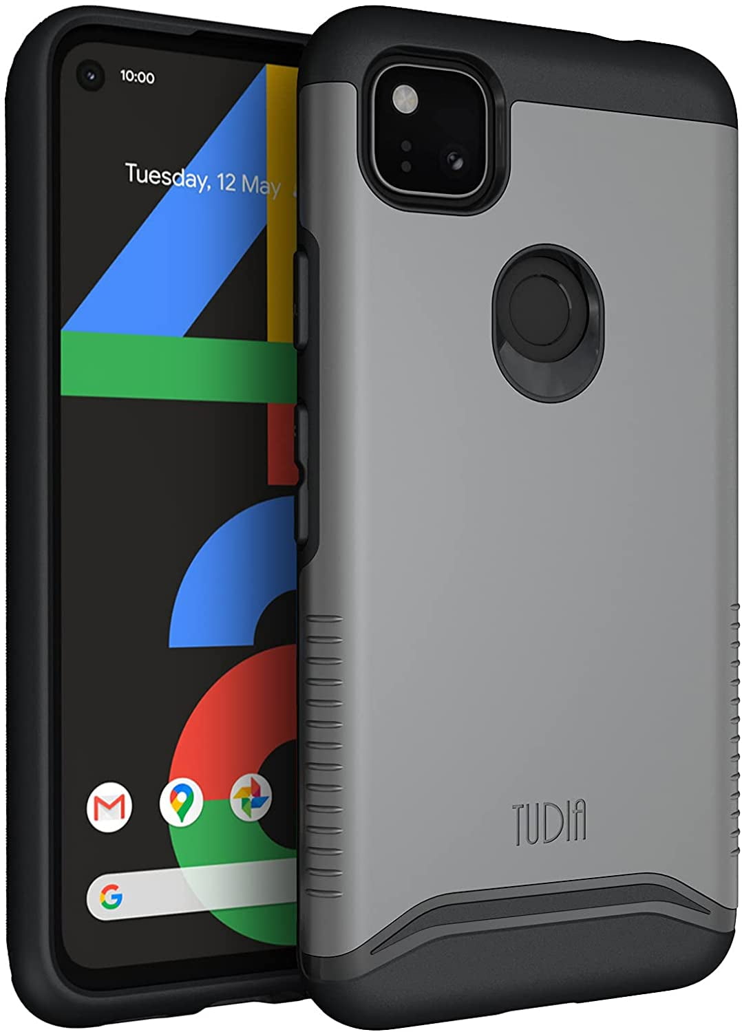 TUDIA for Google Pixel 4a Phone Case, [Merge] Military-Grade Dual Layer ...
