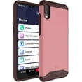 thumbnail image 1 of TUDIA Merge Jitterbug Smart 3 Phone Case Heavy Duty Dual Layer Cover - Smokey Pink, 1 of 7