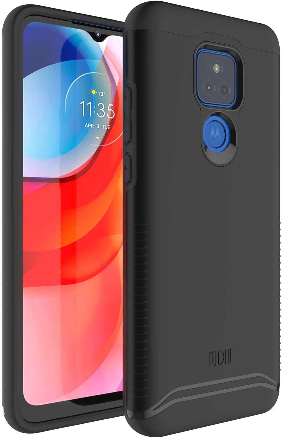 TUDIA for Moto G Play 2021 Phone Case, [Merge] MilitaryGrade Dual