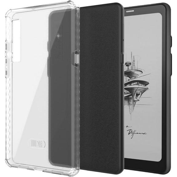 TUDIA SKN Onyx Boox Palma Case 6.13" Clear Reinforced Corners TPU Case - Clear