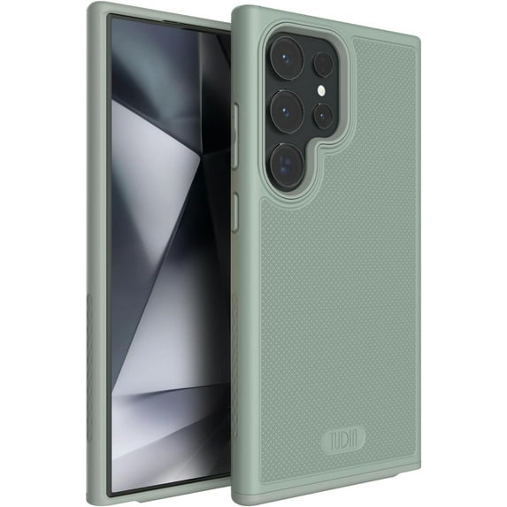 TUDIA MergeGrip Samsung Galaxy S24 Ultra Case 2024 Heavy Duty Case - Green lily